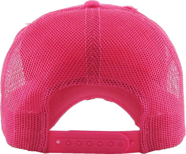 Embroidered Distressed Mesh Trucker Hats - Constantly Create Shop